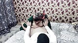 Moslim Milf stiefzus komt klaar op grote tieten na pijpen terwijl ze de lul van haar stiefbroer zuigt snapshot 14