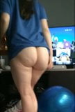 Big butt trying on sexy panties snapshot 1