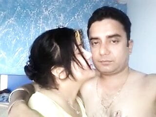 Desi husband and wife are having fun