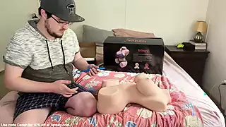 Trying the Britney Sex Doll from Tantaly feat. MyPrejacBoyfriend – Sex Toy,  Young, Chubby, Cumshot, Solo Gay HD Porn