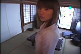 Stunning Japanese babe getting her hairy pussy fucked snapshot 6