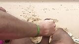 Horny at beach and found a guy to make me cum snapshot 4