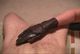 Leather gloved handjob snapshot 1