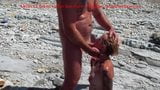 Sexwife follada en el playa snapshot 3