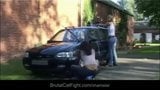 Rough catfight at a carwash snapshot 3