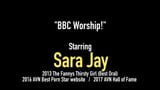 Dick Starved Sara Jay Has Crazy Sex With A Big Black Cock! snapshot 1