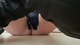 Riding on the dressage saddle + up to close masturbation in leather riding boots snapshot 11