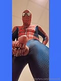 Spidermans pik en Spiidersmans cumshot cosplay Spidey's web's snapshot 16