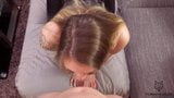 Blond meisje wordt geneukt in een leren panty - Fiona Fuchs snapshot 6