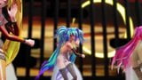 MMD vocaloids in transparent dresses snapshot 6