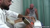 Bald gay Killian feet fucked by muscular doctor snapshot 3