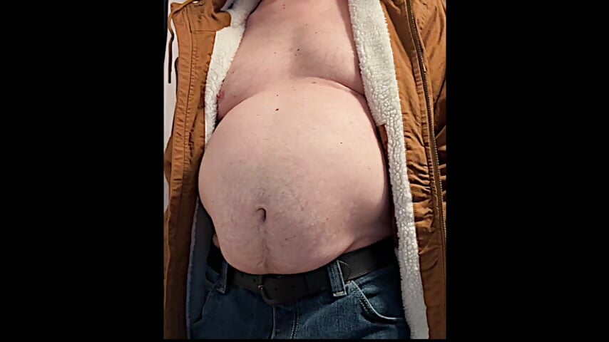 Construction Worker Belly Show