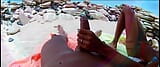 POV wife masturbation in the beach snapshot 2