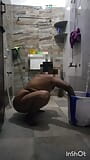 Part 2 house maid bathing infront of owner snapshot 11