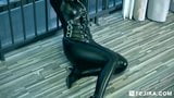 fejira com Captured girl on latex catsuit snapshot 10