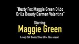 Busty Fox Maggie Green Dildo Drills Beauty Carmen Valentina snapshot 1