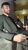 Lad Fucks Fleshlight in Suit and Smokes snapshot 8