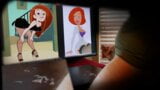 Cumming to Kim Possible and mom Anne Possible snapshot 10