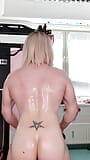 Muscular Oiled Sissy snapshot 6