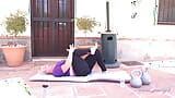 Auntjudys - 52yo Busty Mature BBW Melody's Hot Yoga Workout snapshot 3
