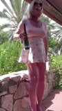 Alina in pink walks in the forest. snapshot 6