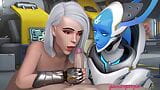 Ashe & Echo twin blowjob for a light boner snapshot 6