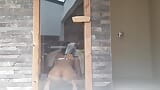 Really risky and fast fucking in a public sauna, squirting orgasm Dada Deville snapshot 5