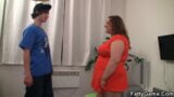 Big belly fatty seduces younger dude snapshot 6