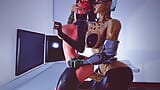 Cyber Futa Fucks His Girlfriend snapshot 11