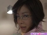 Kasumi Uehara with specs plays with her cunt snapshot 3