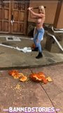 Pumpkin Smashing with KENZIE TAYLOR Halloween Trick or Treat snapshot 8