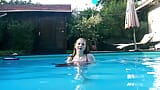 Straight hair Marfa super Russian beauty underwater snapshot 13