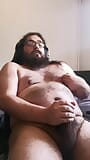 Drinking Gainershake, eating donuts, burping and cumming snapshot 12