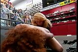 lesbians secretly lick their bare pussies in store snapshot 19