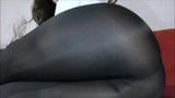 Farting in sexy black leggings snapshot 6