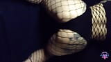 BleuBrutalRose - Ass and Fishnet ... big ass white milf shaking her butt , before masturbating her tiny little pretty wet pussy snapshot 2