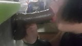 Gagging on black toys with sloppy smoking blowjob snapshot 2