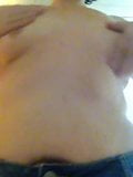 Gordita acariciando sus tetas snapshot 3