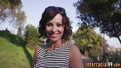 Milf anally rides bbc pov