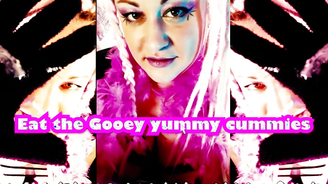 Its like salty warm yummy cummie gooey treats slurp the cummies