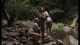 Laura and Jane in a threesome by a waterfall, upscaled to 4K snapshot 2