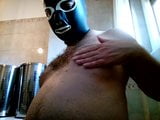 Kocalos - I wear a latex mask and pierce a nipple snapshot 3