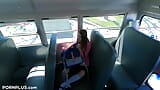 PORN+ Tiny Red Head School Girl Myra Glasford Fucks Her Bus Driver snapshot 3