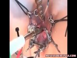 Mein sexy Piercings-Sklave mit gepiercter Muschi-Fickmaschine snapshot 9