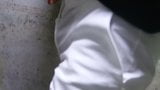 Pee in white Hose , transparent snapshot 9