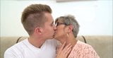 Grey haired Granny takes cock and facial snapshot 3