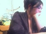 ugly preggo pigg in webcam snapshot 1