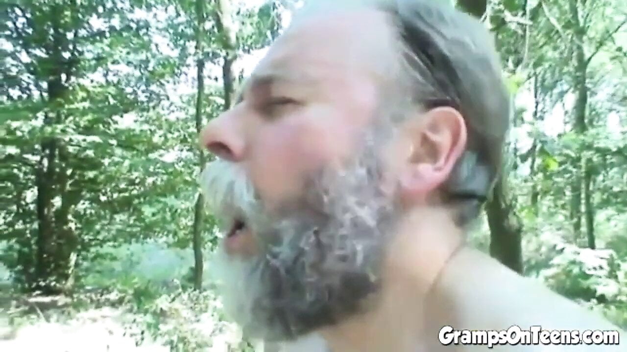 Teen hottie fucked by grandpa