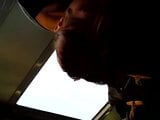 Babe gives Blowjob on train! snapshot 3