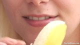 Shelby Moon eats banana snapshot 5
